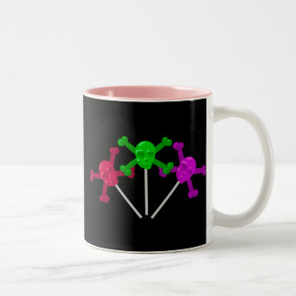 Skull Lollipops Two-Tone Coffee Mug