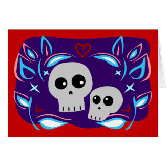 Skull Love Cards