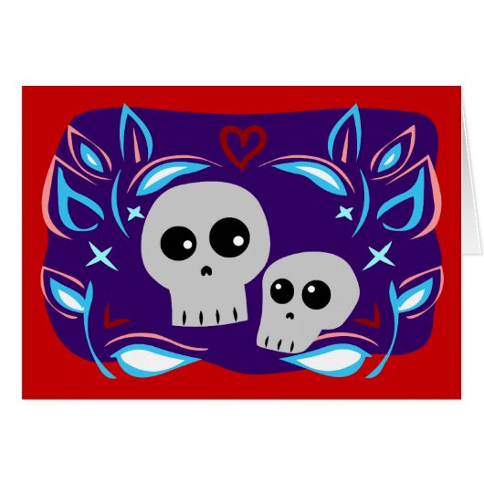 Skull Love Cards (Front Horizontal)