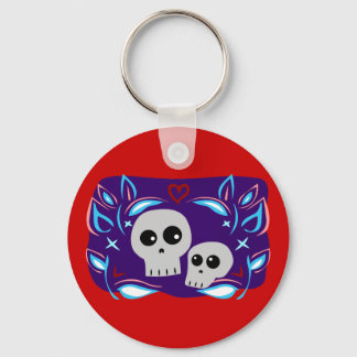 Skull Love Keychain
