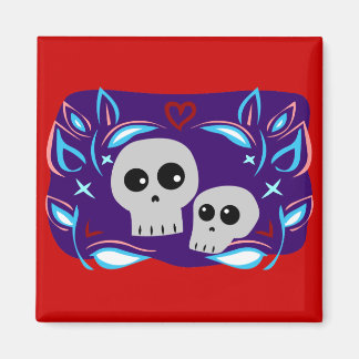 Skull Love Magnet