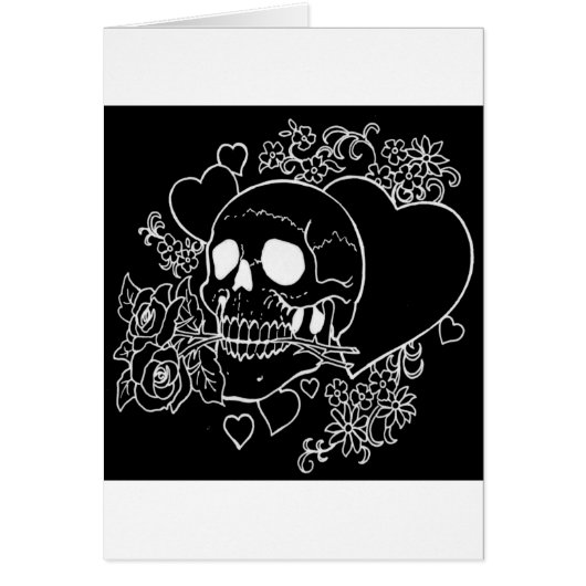 Skull Love - Skulls, Roses and Hearts by Al Rio (Front)