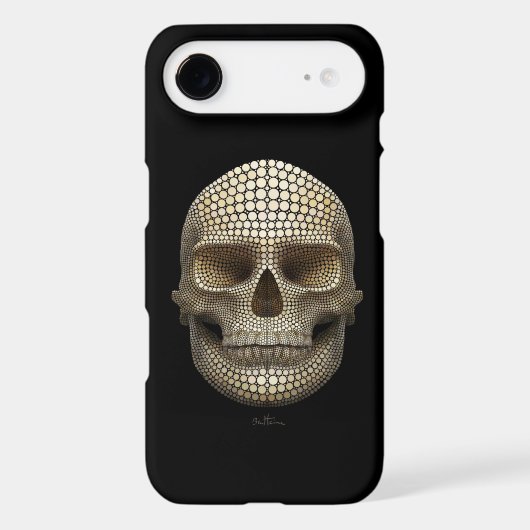 Skull Made of Circles Case-Mate iPhone Case (Back)