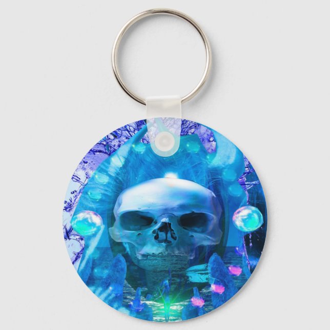 Skull Magician Keychain (Front)