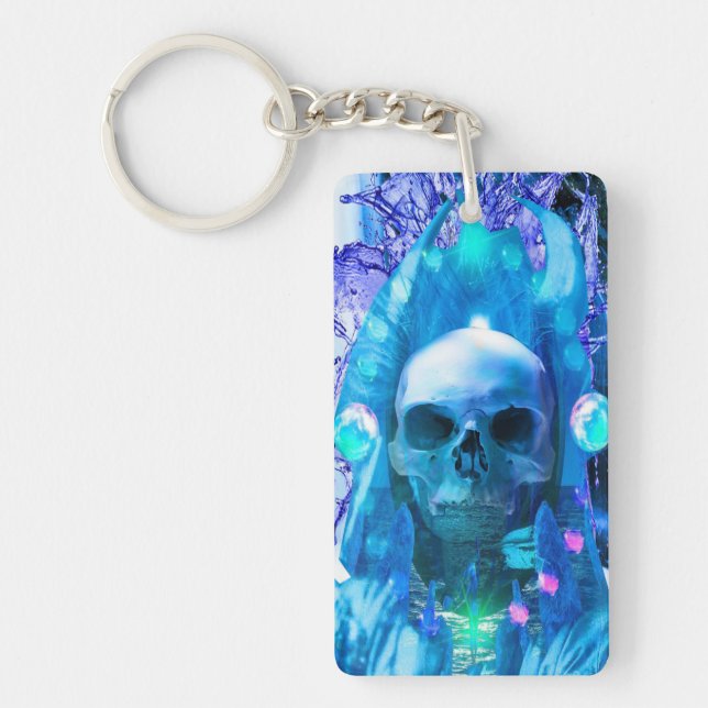 Skull Magician Keychain (Front)