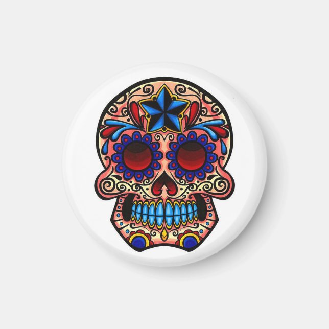 Skull/Magnet Magnet (Front)