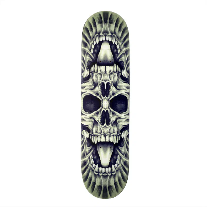 Skull Mandala Customizable Skateboard Deck Zazzle Com