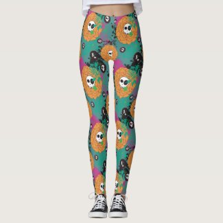 Skull Maragolds Leggings