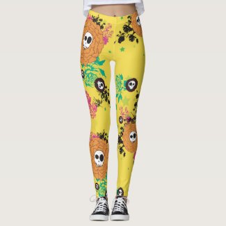 Skull Marigolds - Yellow
