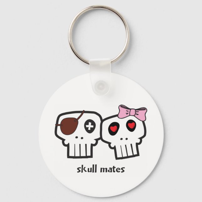 Skull Mates Keychain (Front)