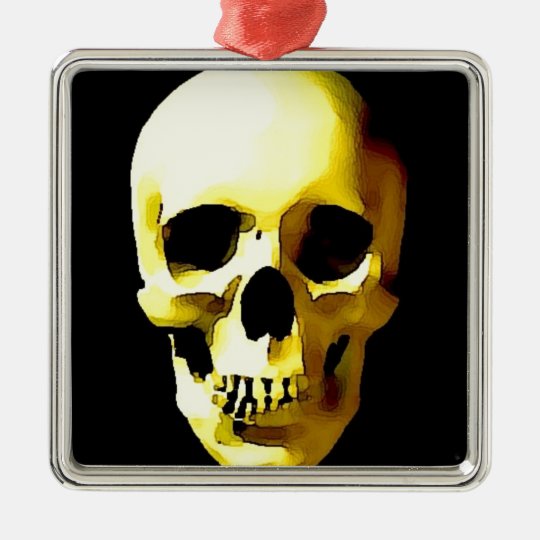 Skull Metal Ornament