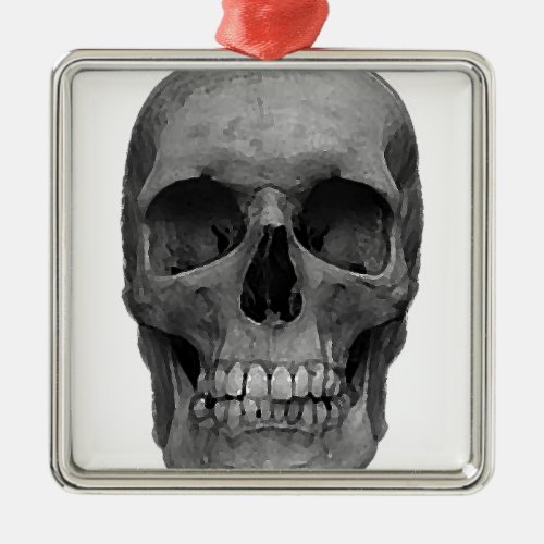 Skull Metal Ornament