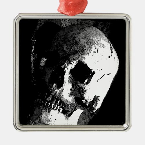 Skull Metal Ornament