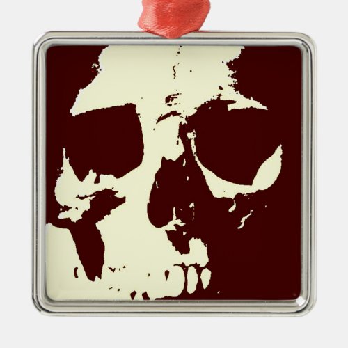 Skull Metal Ornament