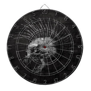 Skull Mohawk Dartboard