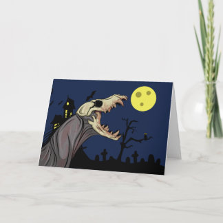 Skull Monster Card