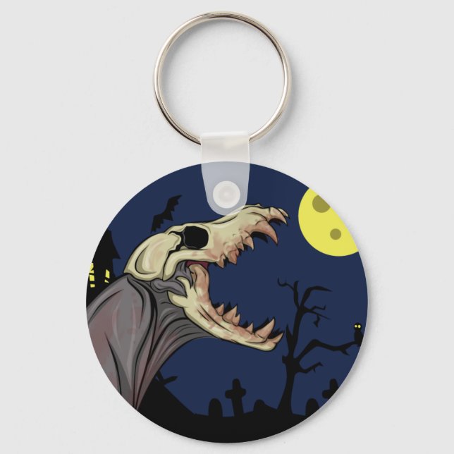 Skull Monster Keychain (Front)