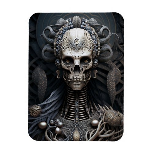 Skull Monster Skeleton Horror Magnet