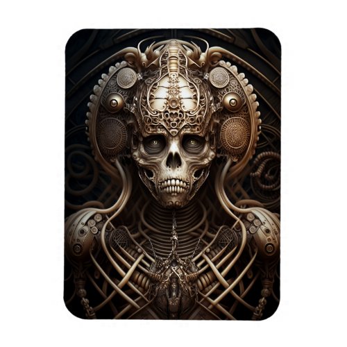 Skull Monster Skeleton Horror Magnet