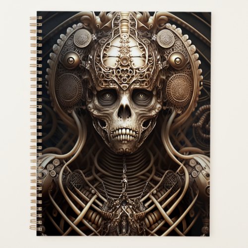 Skull Monster Skeleton Horror Planner