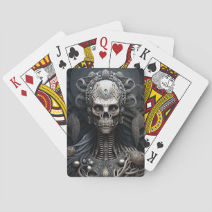 Skull Monster Skeleton Horror Playing Cards