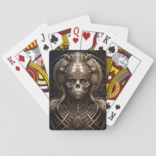 Skull Monster Skeleton Horror Poker Cards