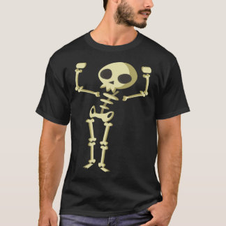 Skull Monster Strong Like A Skeleton Gym Workout T-Shirt