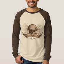 Skull montage - bronze