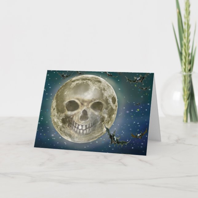 Skull Moon Card (Front)