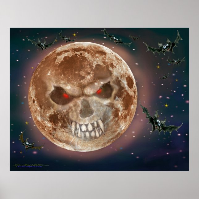 Skull Moon Poster (Front)