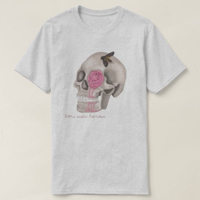 Skull- Mors mihi lucrum T-Shirt (Design Front)