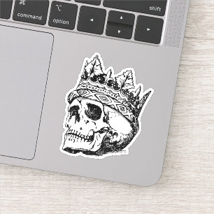 Skull Moth Sticker