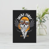 Skull Motorcycle Gift For Motorbike Lovers (Standing Front)
