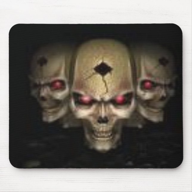 skull mouse pad (Front)