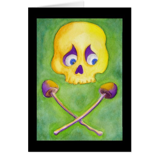 Skull & Mushrooms Cards (Front)