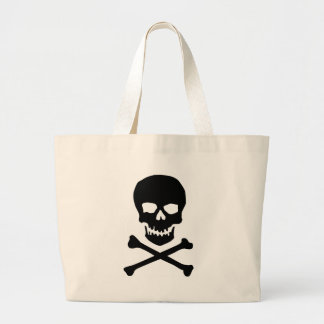 skull n bone beach bag