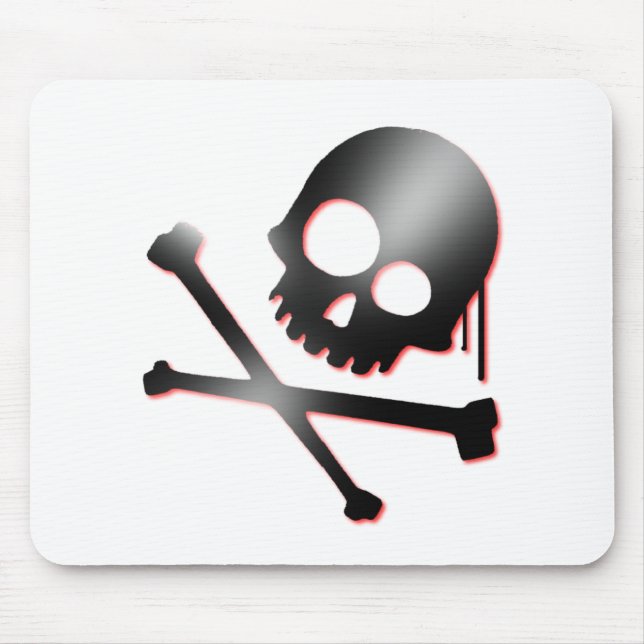 skull n bones 2 mouse pad (Front)