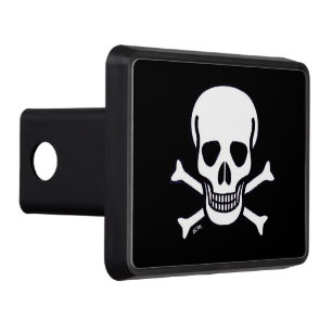 Skull n Bones Black hitch cover receiver