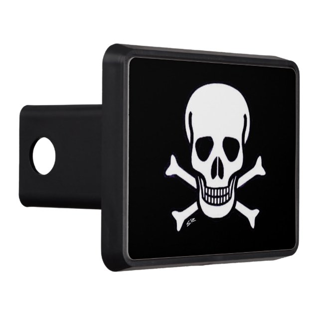 Skull n Bones Black hitch cover receiver (Right)
