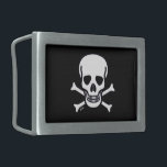 Skull n Bones black rectangle silver belt buckle<br><div class="desc">Skull n Bones belt buckles are for bikers,  cowboys,  horror fans,  rockers,  murder mystery fans,  pirate reenactors,  Goths,  skull collectors,  roleplay gamers and people who simply like skulls. Skull n Bones is Steamy Raimon original art.</div>