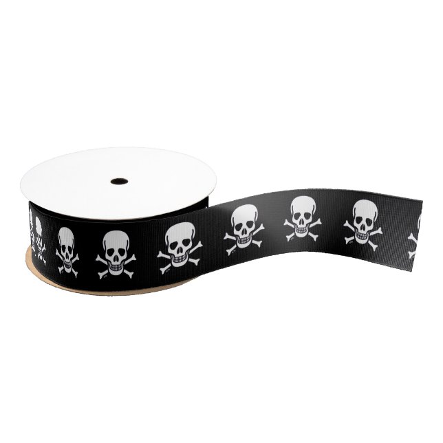 Skull n Bones black ribbon spool (Spool)