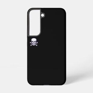 Skull n Bones black Samsung S22 phone case