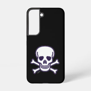 Skull n Bones black Samsung S22 phone case