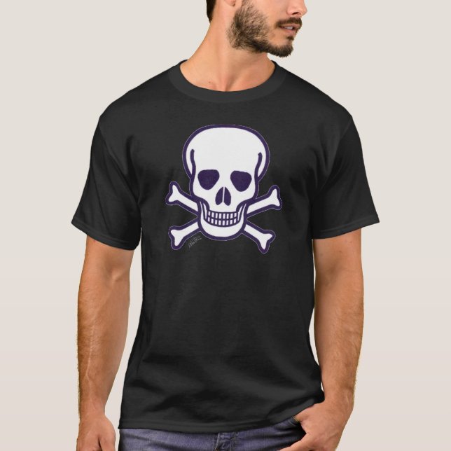 Skull n Bones black T-shirt (Front)
