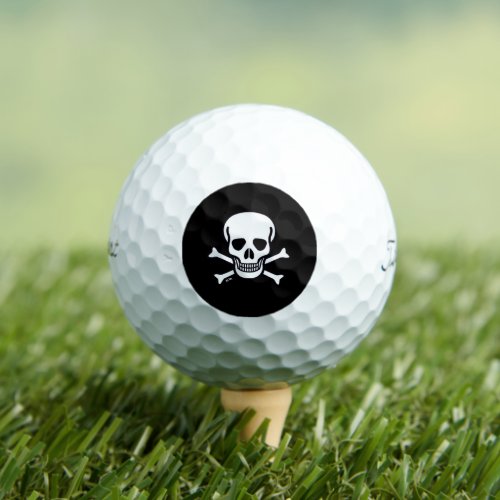 Skull n Bones black Titleist Pro V1 golf balls