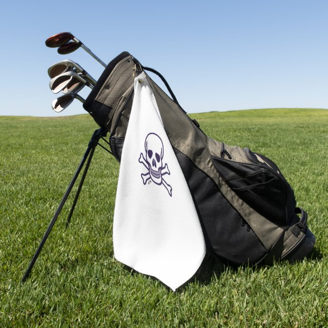 Skull n Bones golf towel (Green)