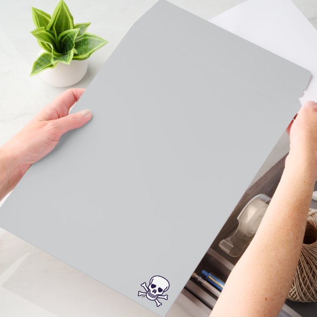 Skull n Bones gray large shipping envelope mailers (Desk)