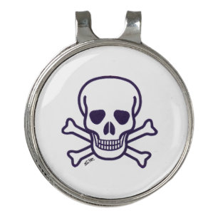 Skull n Bones hat clip