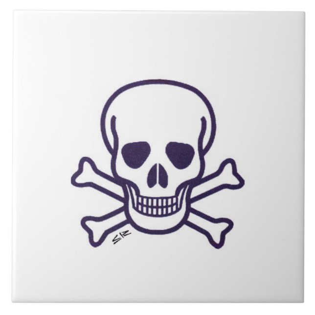 Skull n Bones large tile (Front)