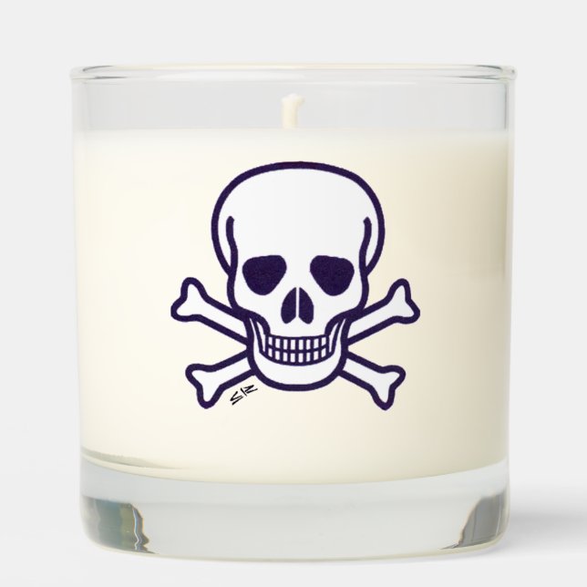 Skull n Bones scented candle (Front)